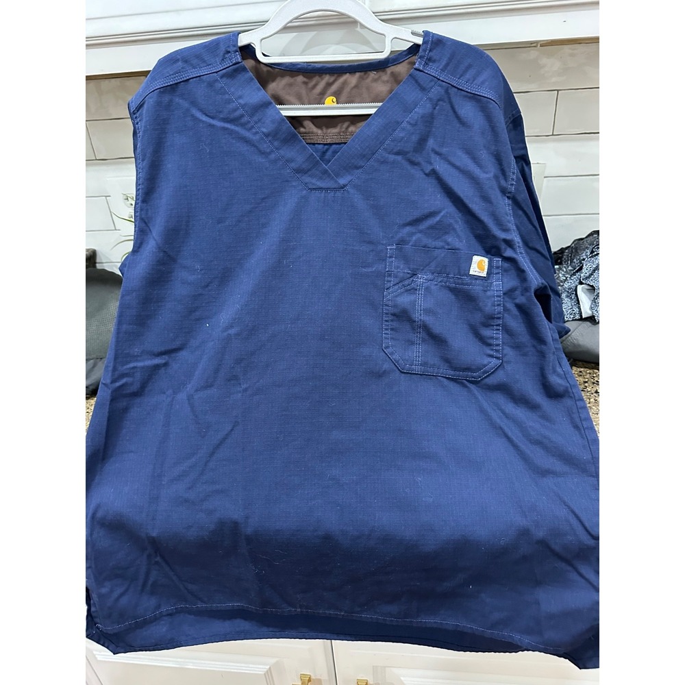 carhartt navy scub‎ top men's unsized
